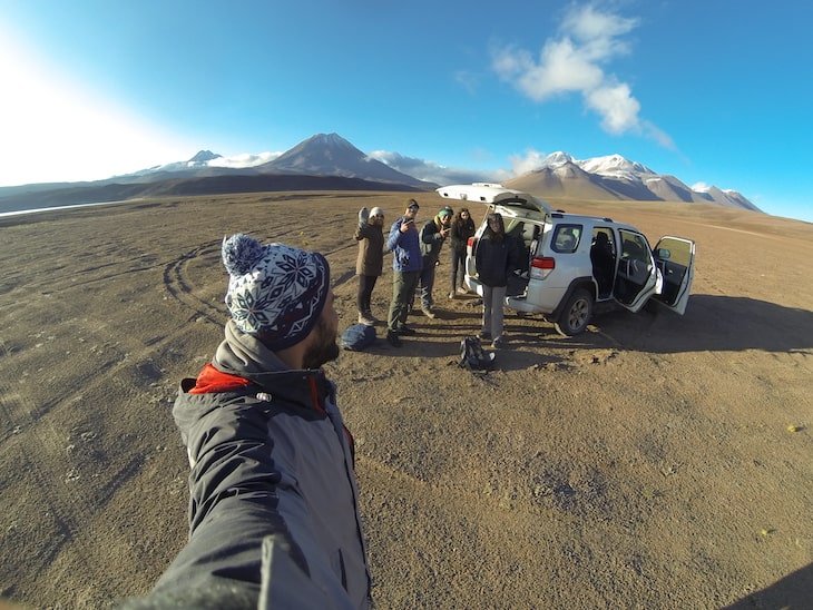 deserto do atacama cume do vulcão lascar